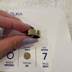 Oura Ring Heritage Gold 7 Gen 3